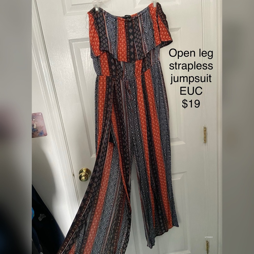 Strapless jumpsuit